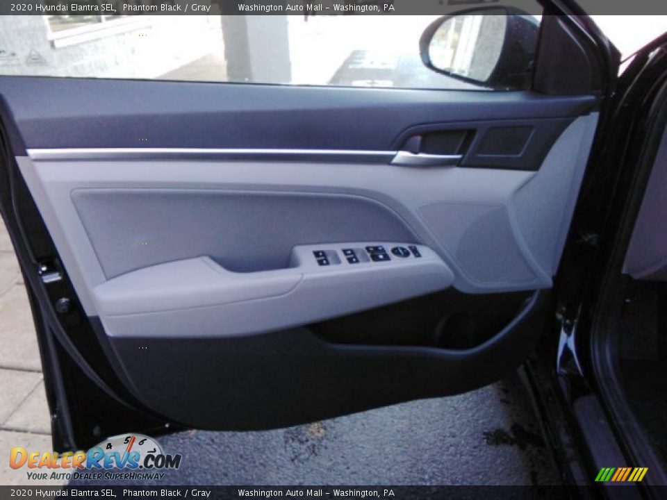 2020 Hyundai Elantra SEL Phantom Black / Gray Photo #7