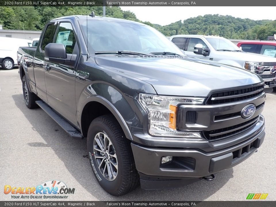 2020 Ford F150 XLT SuperCab 4x4 Magnetic / Black Photo #3