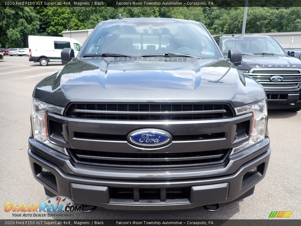 2020 Ford F150 XLT SuperCab 4x4 Magnetic / Black Photo #4
