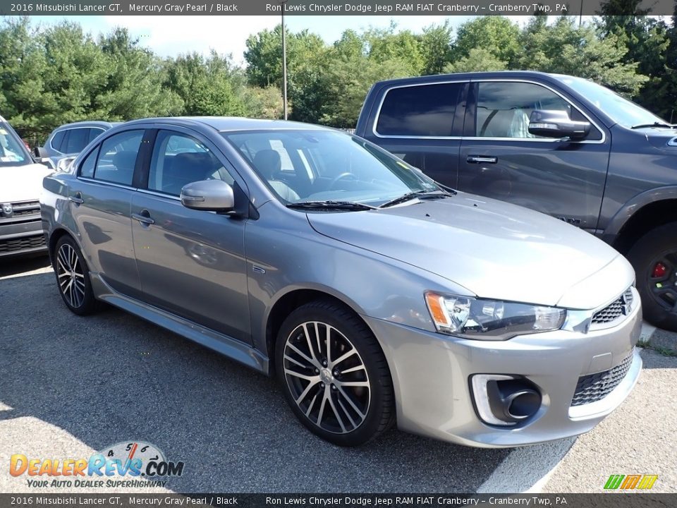 2016 Mitsubishi Lancer GT Mercury Gray Pearl / Black Photo #2