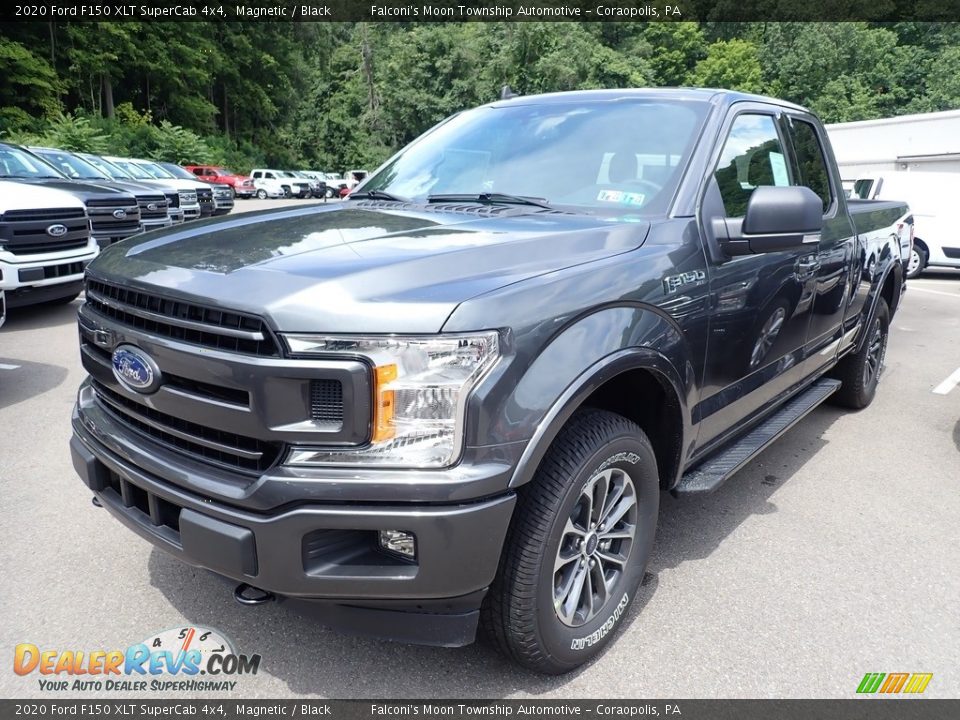 2020 Ford F150 XLT SuperCab 4x4 Magnetic / Black Photo #5