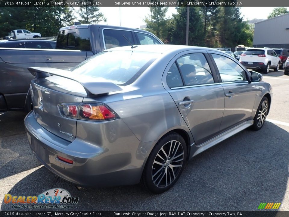 2016 Mitsubishi Lancer GT Mercury Gray Pearl / Black Photo #3