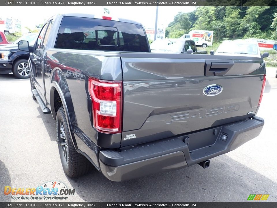 2020 Ford F150 XLT SuperCab 4x4 Magnetic / Black Photo #6