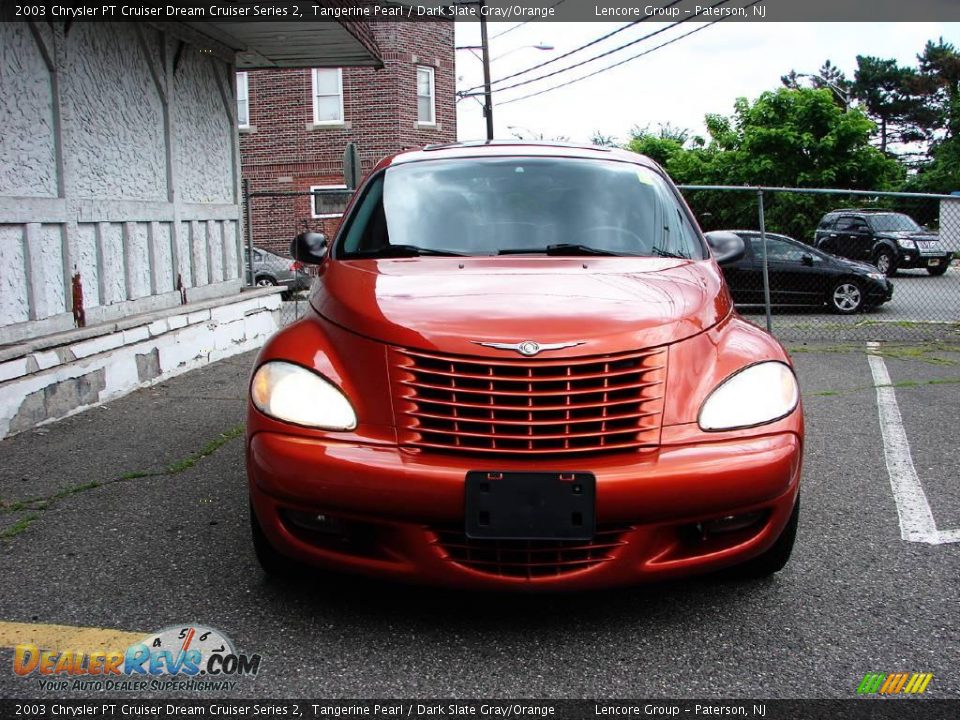 2003 Chrysler PT Cruiser Dream Cruiser Series 2 Tangerine Pearl / Dark Slate Gray/Orange Photo #23