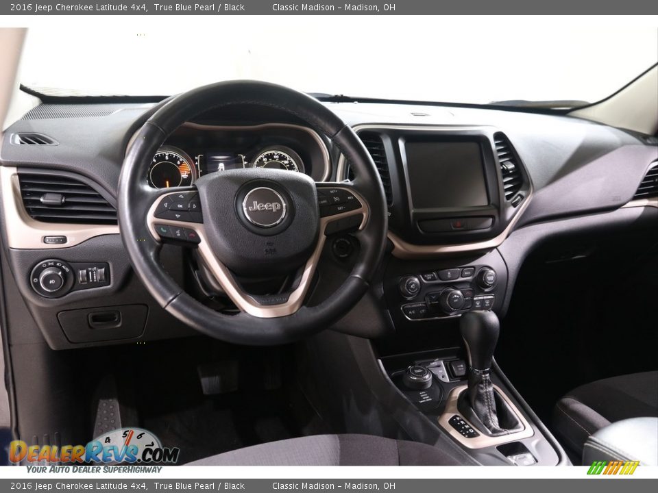 2016 Jeep Cherokee Latitude 4x4 True Blue Pearl / Black Photo #6