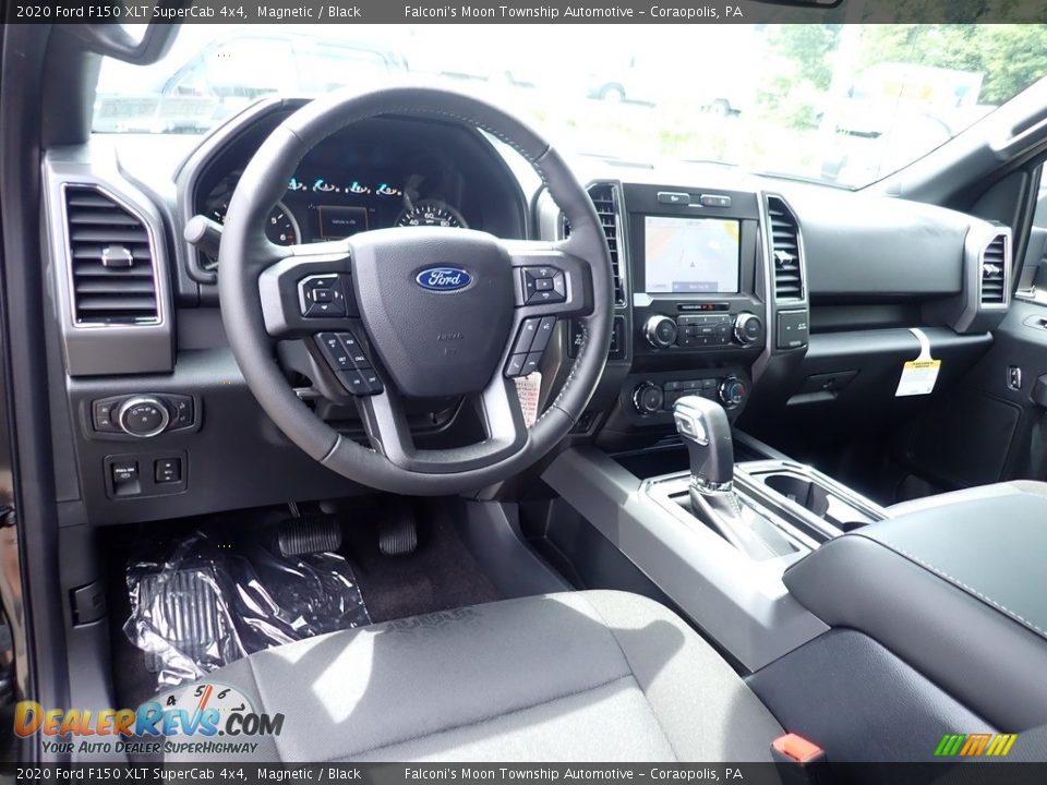 2020 Ford F150 XLT SuperCab 4x4 Magnetic / Black Photo #10