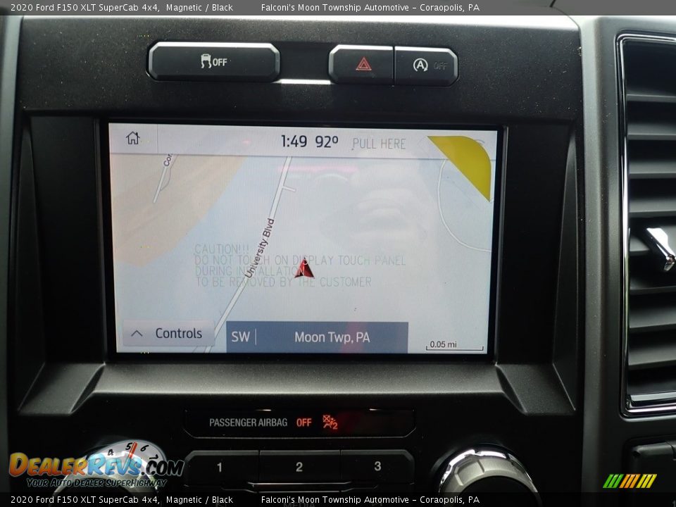 2020 Ford F150 XLT SuperCab 4x4 Magnetic / Black Photo #12