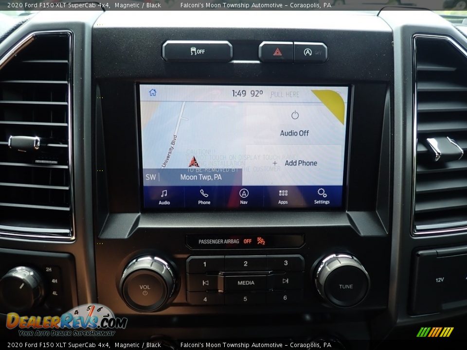 2020 Ford F150 XLT SuperCab 4x4 Magnetic / Black Photo #13