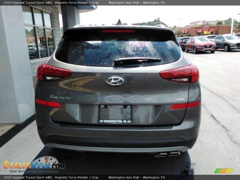 2020 Hyundai Tucson Sport AWD Magnetic Force Metallic / Gray Photo #4