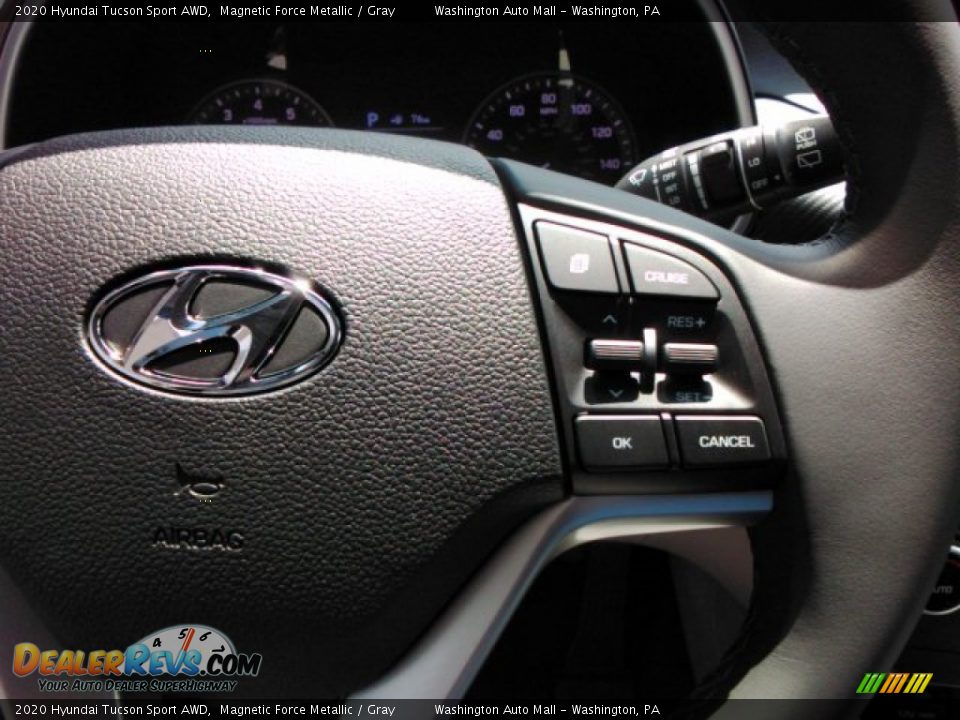 2020 Hyundai Tucson Sport AWD Magnetic Force Metallic / Gray Photo #13