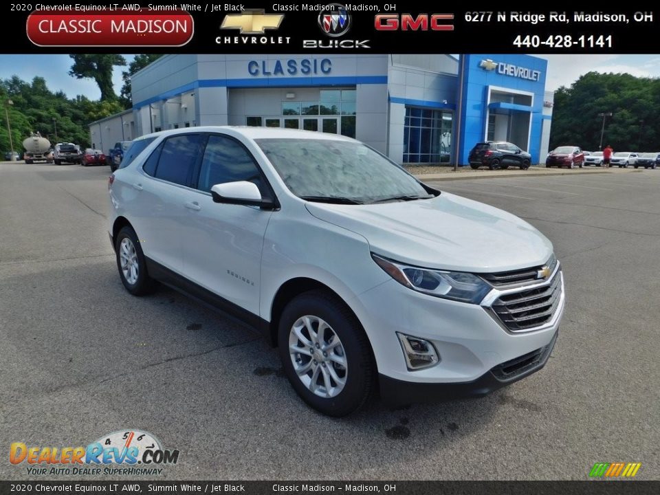 2020 Chevrolet Equinox LT AWD Summit White / Jet Black Photo #1