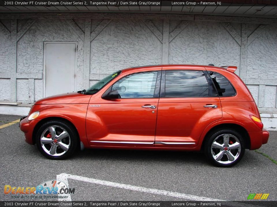 2003 Chrysler PT Cruiser Dream Cruiser Series 2 Tangerine Pearl / Dark Slate Gray/Orange Photo #25