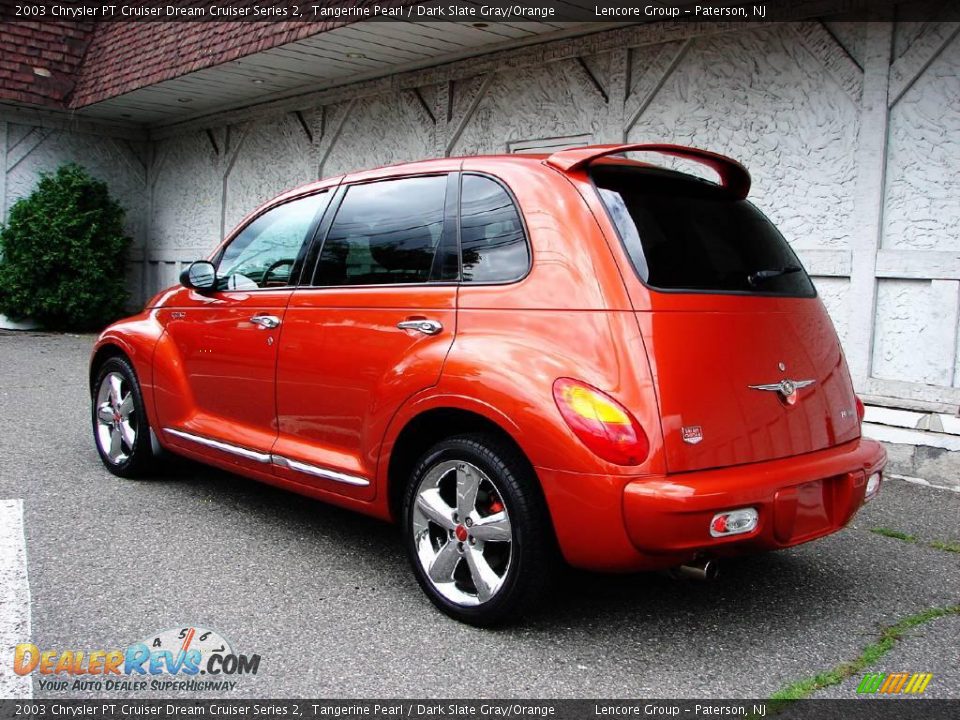 2003 Chrysler PT Cruiser Dream Cruiser Series 2 Tangerine Pearl / Dark Slate Gray/Orange Photo #26