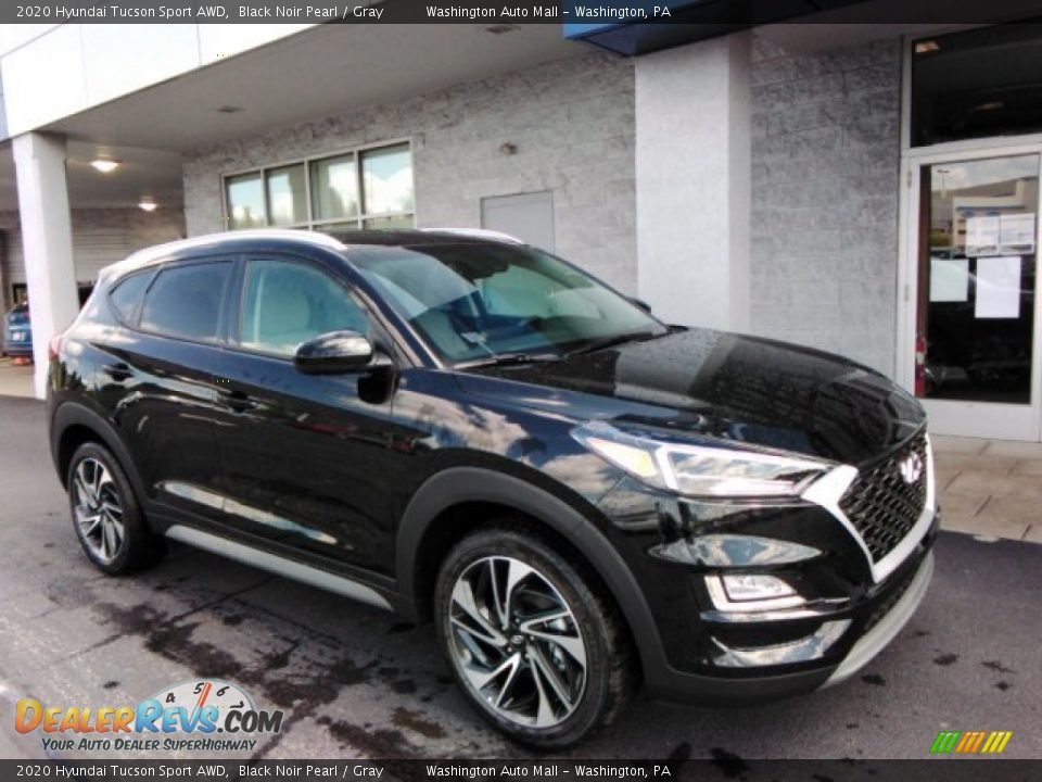 2020 Hyundai Tucson Sport AWD Black Noir Pearl / Gray Photo #1