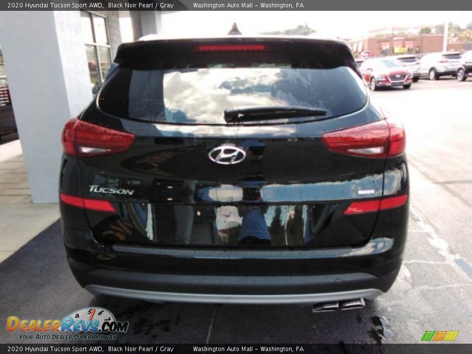 2020 Hyundai Tucson Sport AWD Black Noir Pearl / Gray Photo #4