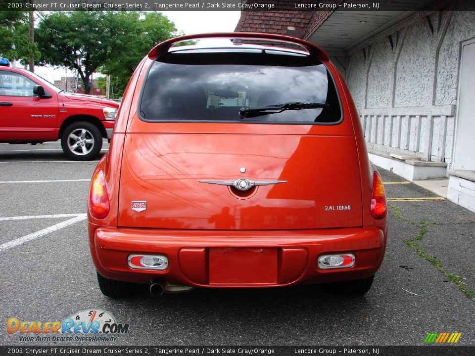 2003 Chrysler PT Cruiser Dream Cruiser Series 2 Tangerine Pearl / Dark Slate Gray/Orange Photo #27