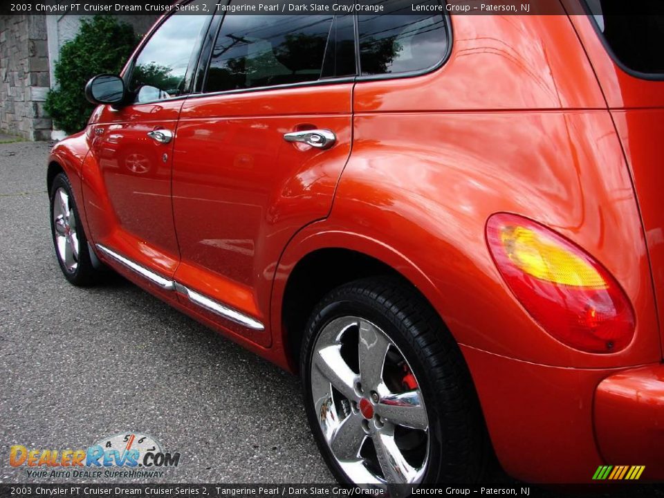 2003 Chrysler PT Cruiser Dream Cruiser Series 2 Tangerine Pearl / Dark Slate Gray/Orange Photo #28