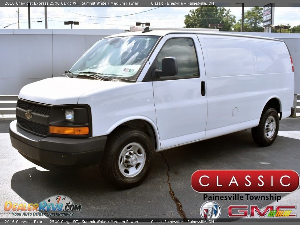 2016 Chevrolet Express 2500 Cargo WT Summit White / Medium Pewter Photo #1