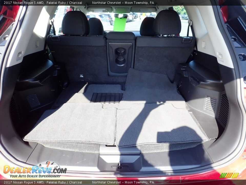 2017 Nissan Rogue S AWD Palatial Ruby / Charcoal Photo #7