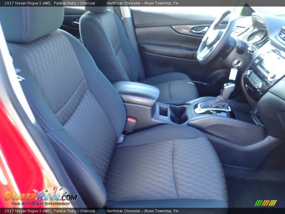 2017 Nissan Rogue S AWD Palatial Ruby / Charcoal Photo #15