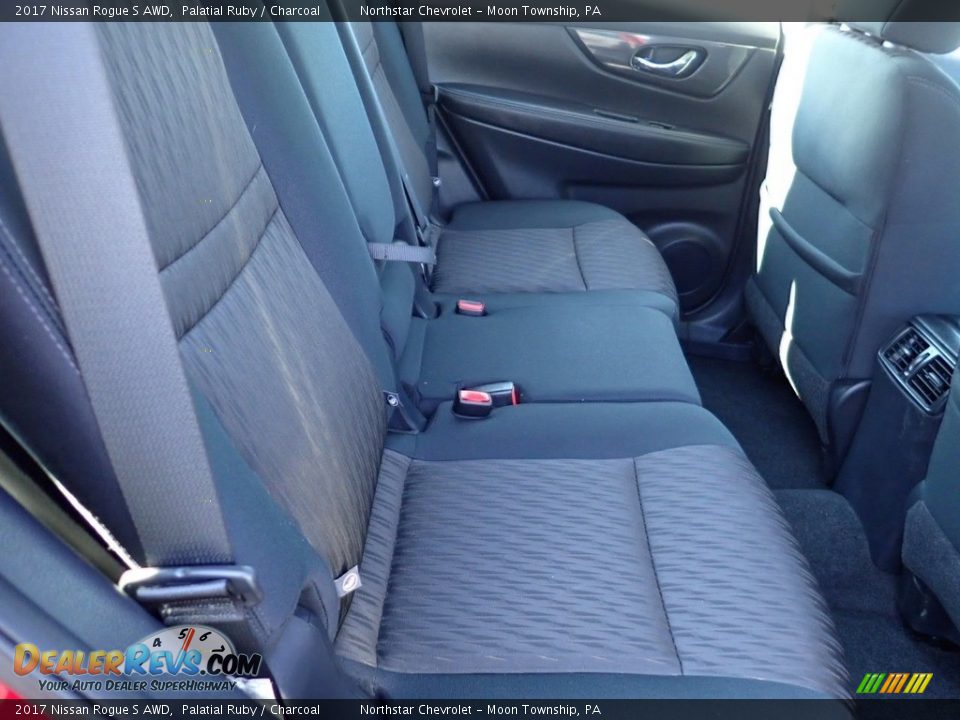 2017 Nissan Rogue S AWD Palatial Ruby / Charcoal Photo #18