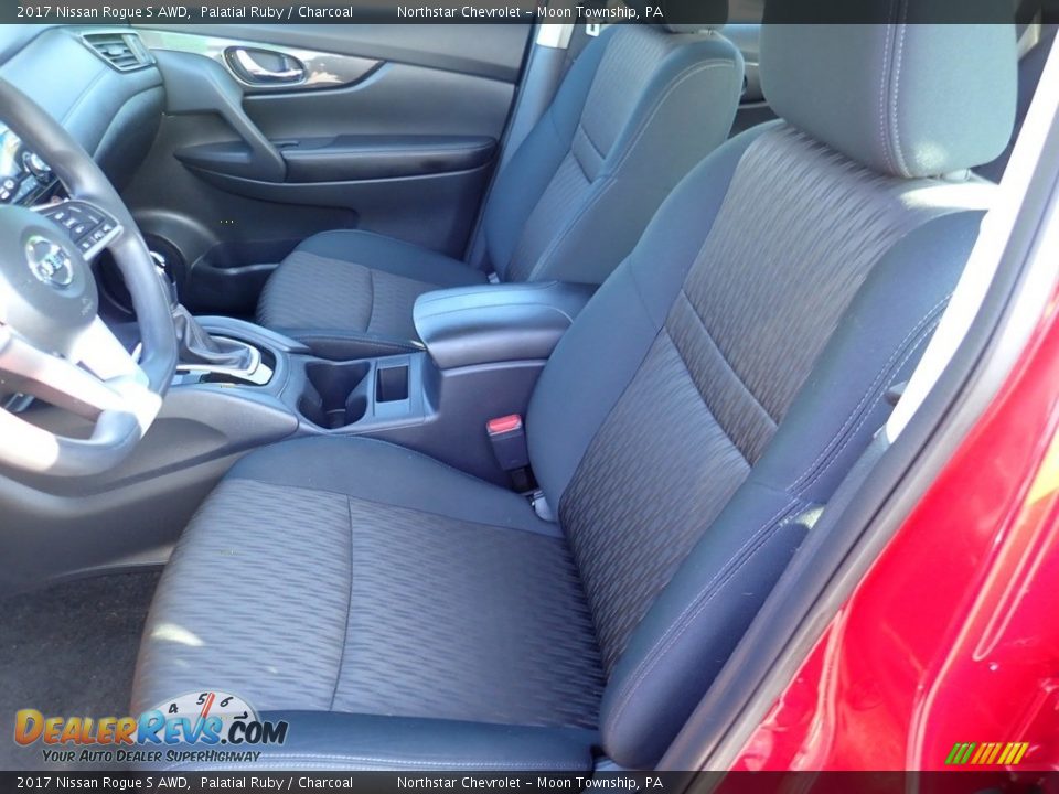 2017 Nissan Rogue S AWD Palatial Ruby / Charcoal Photo #20