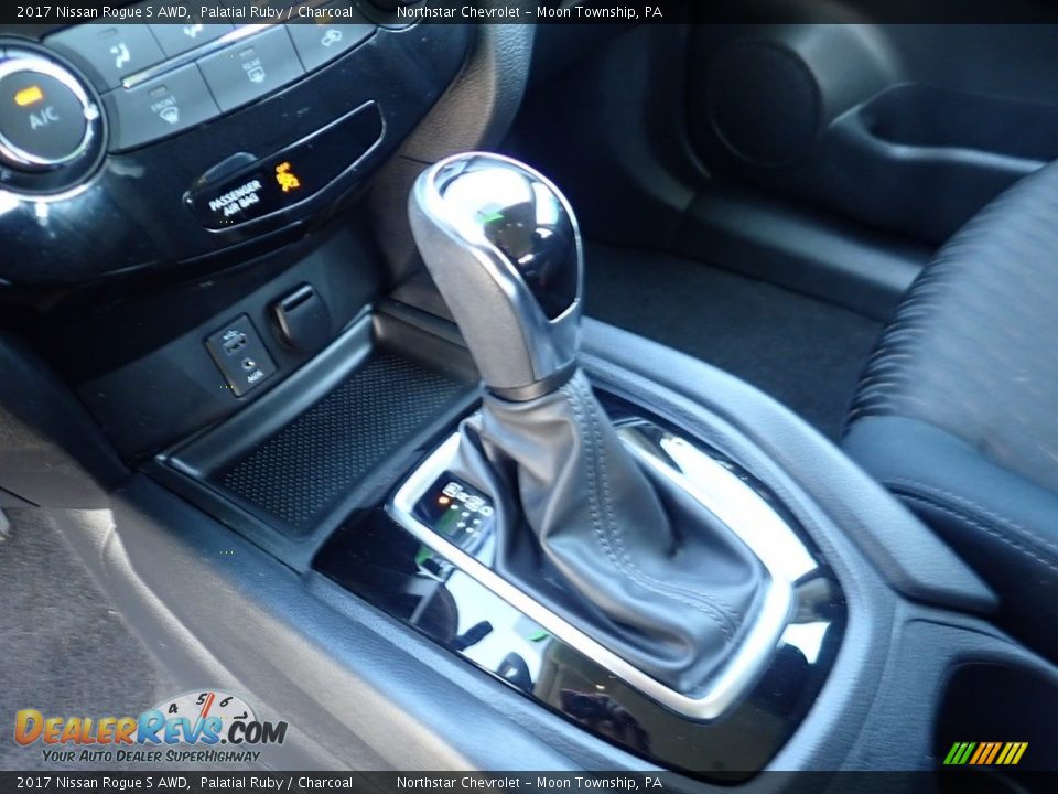 2017 Nissan Rogue S AWD Palatial Ruby / Charcoal Photo #25