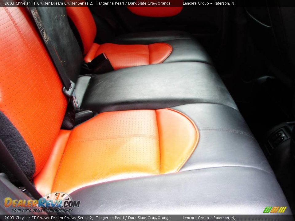 2003 Chrysler PT Cruiser Dream Cruiser Series 2 Tangerine Pearl / Dark Slate Gray/Orange Photo #32