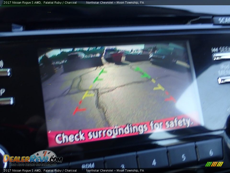 2017 Nissan Rogue S AWD Palatial Ruby / Charcoal Photo #30