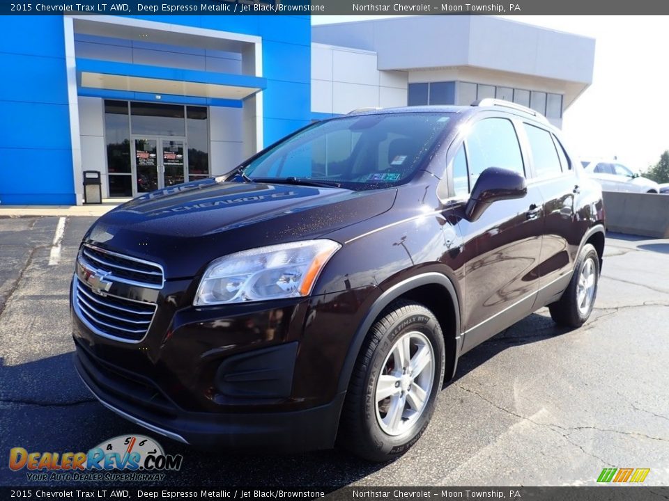 2015 Chevrolet Trax LT AWD Deep Espresso Metallic / Jet Black/Brownstone Photo #2