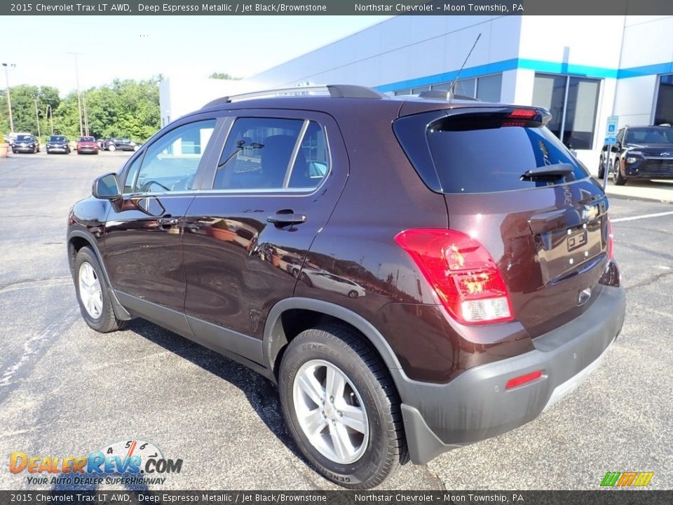 2015 Chevrolet Trax LT AWD Deep Espresso Metallic / Jet Black/Brownstone Photo #4