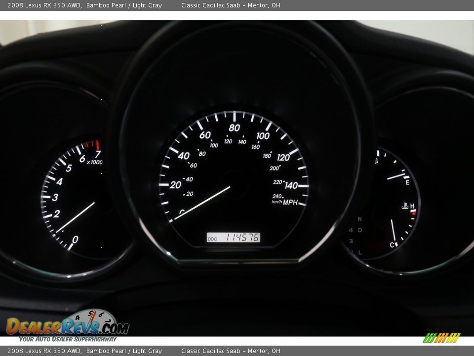 2008 Lexus RX 350 AWD Bamboo Pearl / Light Gray Photo #12