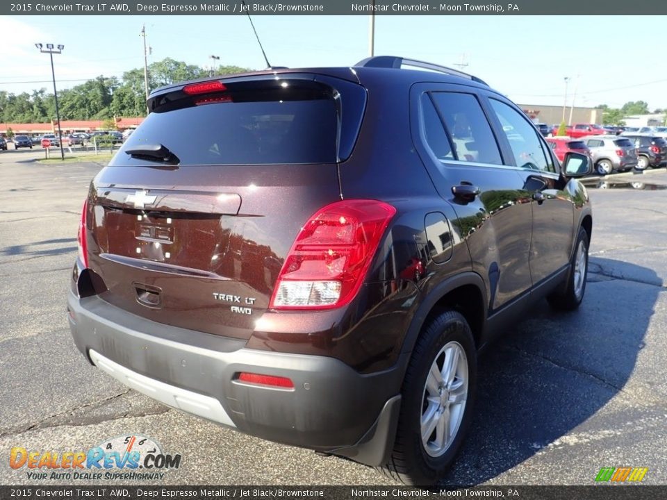 2015 Chevrolet Trax LT AWD Deep Espresso Metallic / Jet Black/Brownstone Photo #8