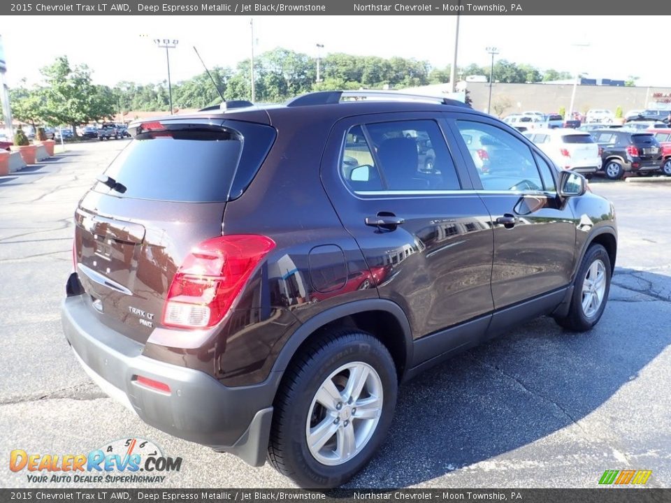 2015 Chevrolet Trax LT AWD Deep Espresso Metallic / Jet Black/Brownstone Photo #9