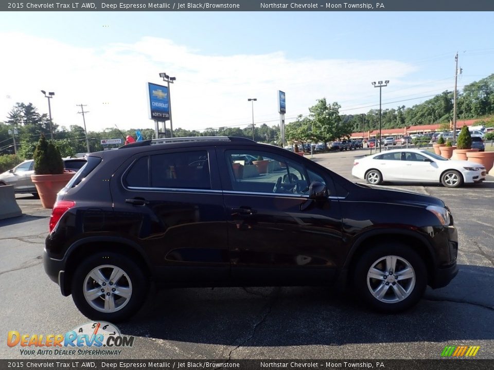 2015 Chevrolet Trax LT AWD Deep Espresso Metallic / Jet Black/Brownstone Photo #10