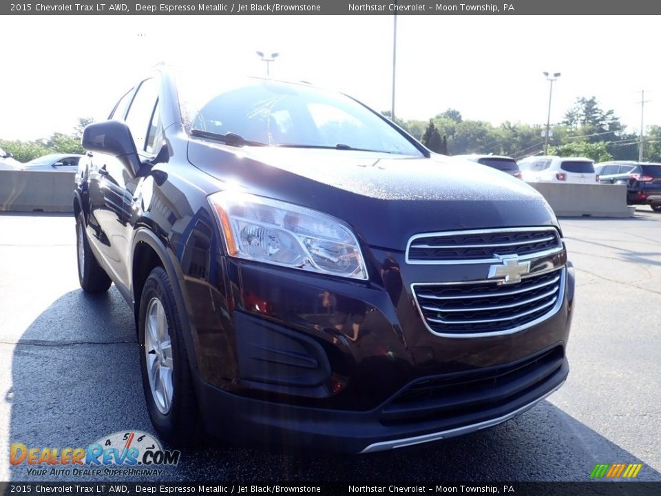 2015 Chevrolet Trax LT AWD Deep Espresso Metallic / Jet Black/Brownstone Photo #12