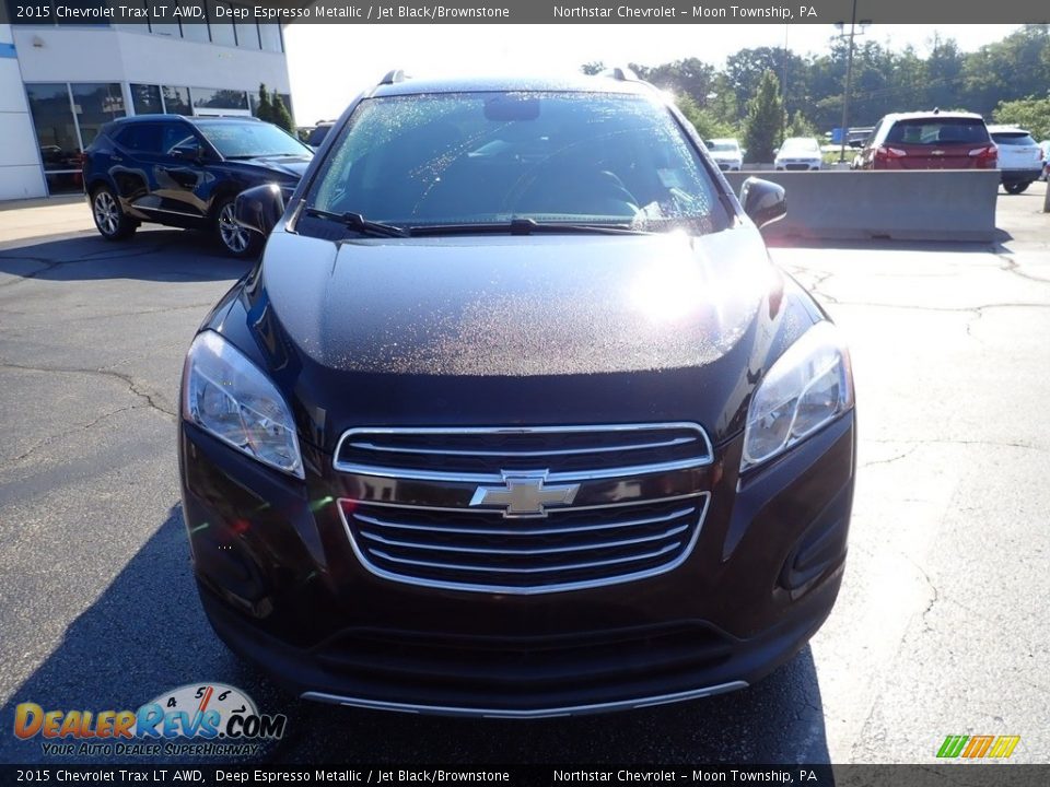 2015 Chevrolet Trax LT AWD Deep Espresso Metallic / Jet Black/Brownstone Photo #13