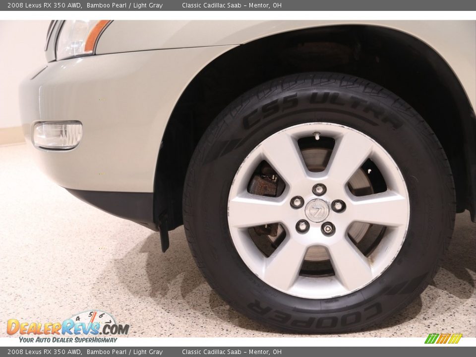 2008 Lexus RX 350 AWD Bamboo Pearl / Light Gray Photo #24
