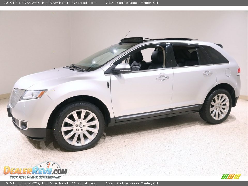 Ingot Silver Metallic 2015 Lincoln MKX AWD Photo #3