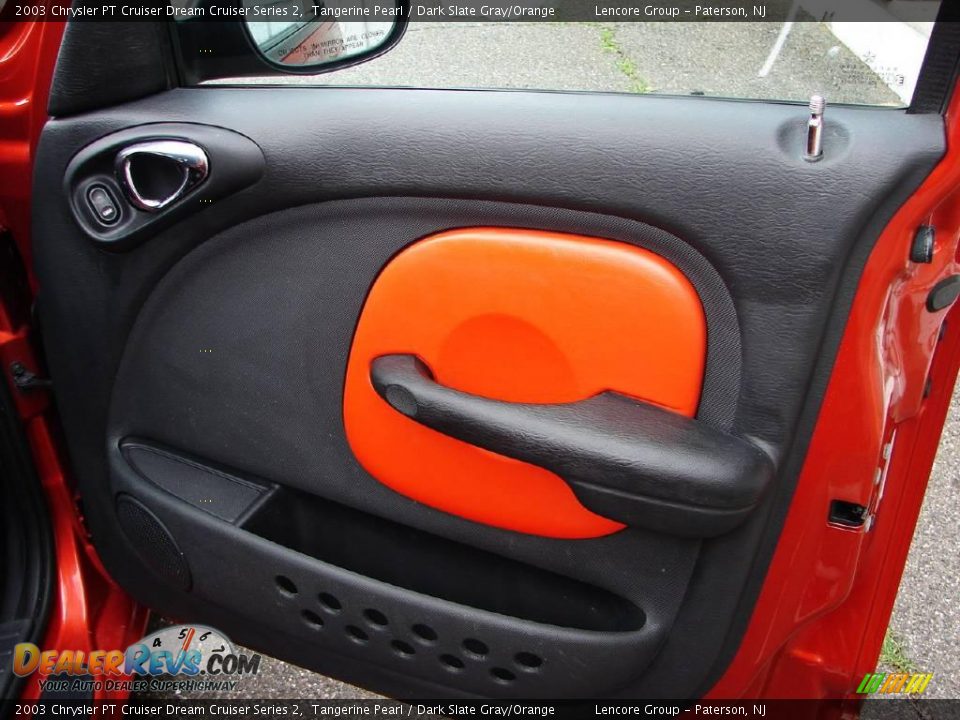 2003 Chrysler PT Cruiser Dream Cruiser Series 2 Tangerine Pearl / Dark Slate Gray/Orange Photo #35