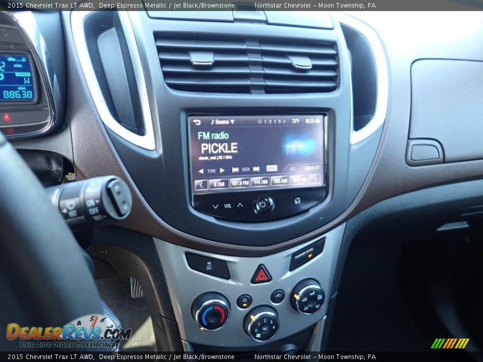 2015 Chevrolet Trax LT AWD Deep Espresso Metallic / Jet Black/Brownstone Photo #27