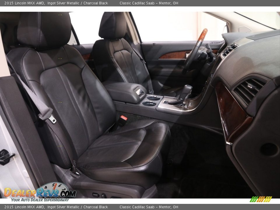 2015 Lincoln MKX AWD Ingot Silver Metallic / Charcoal Black Photo #17