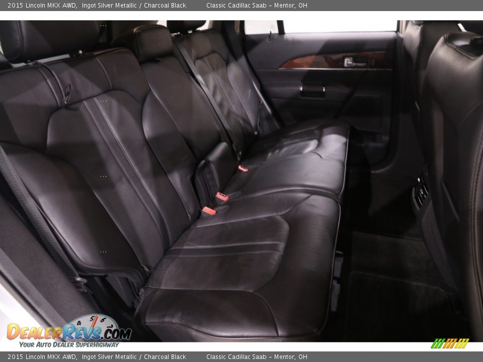 2015 Lincoln MKX AWD Ingot Silver Metallic / Charcoal Black Photo #18
