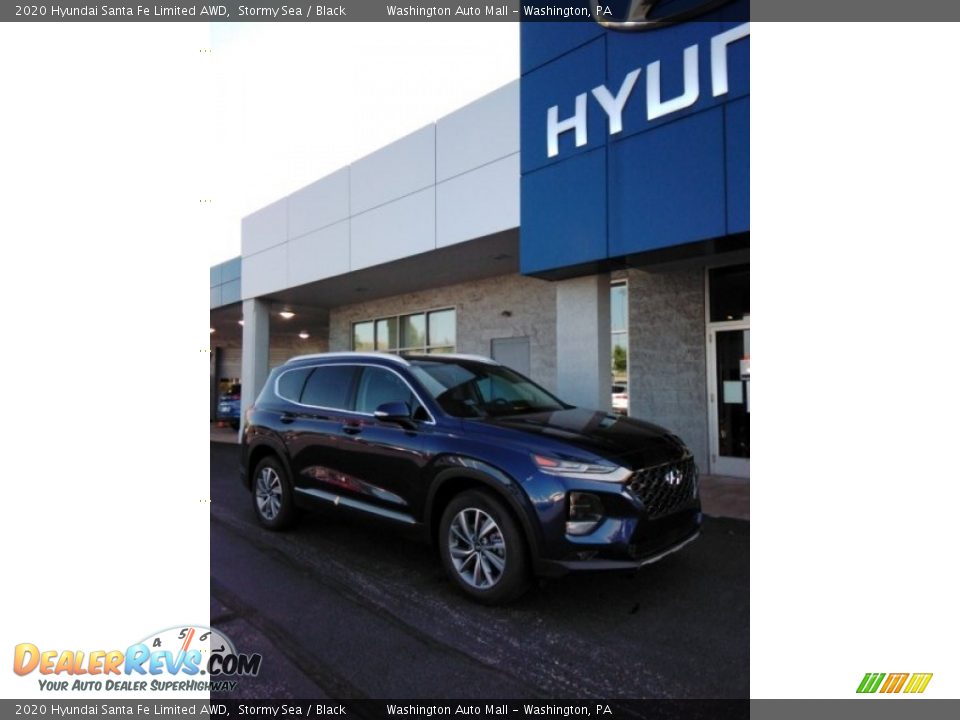 2020 Hyundai Santa Fe Limited AWD Stormy Sea / Black Photo #1