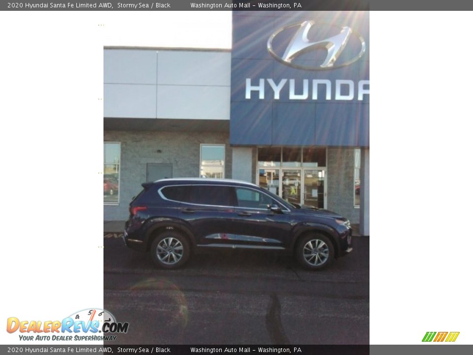 2020 Hyundai Santa Fe Limited AWD Stormy Sea / Black Photo #2