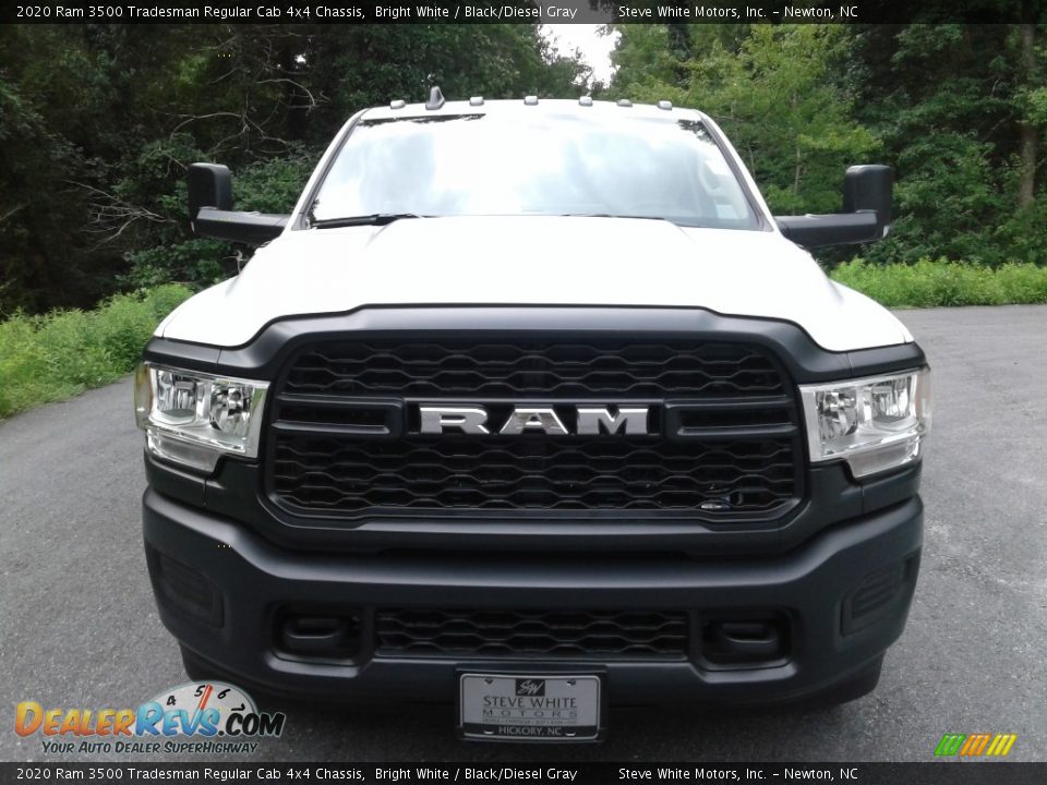 2020 Ram 3500 Tradesman Regular Cab 4x4 Chassis Bright White / Black/Diesel Gray Photo #3