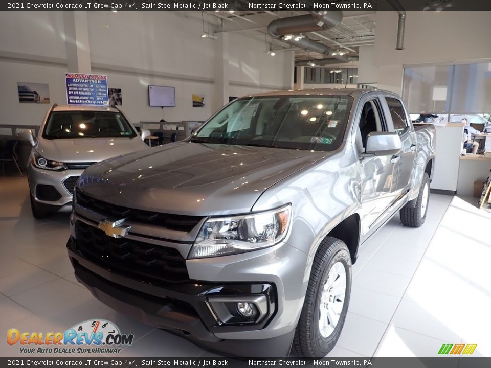 2021 Chevrolet Colorado LT Crew Cab 4x4 Satin Steel Metallic / Jet Black Photo #1
