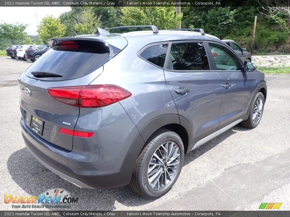 2021 Hyundai Tucson SEL AWD Coliseum Gray Metallic / Gray Photo #2