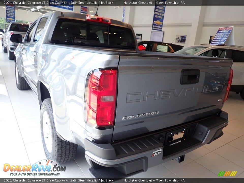 2021 Chevrolet Colorado LT Crew Cab 4x4 Satin Steel Metallic / Jet Black Photo #3