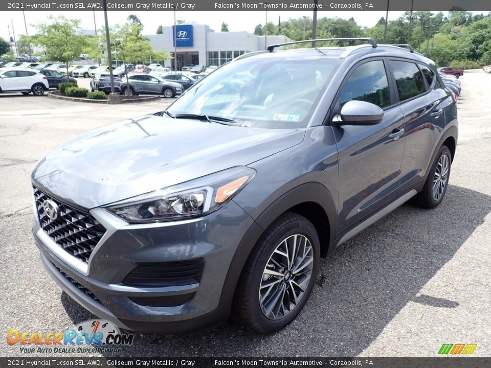 2021 Hyundai Tucson SEL AWD Coliseum Gray Metallic / Gray Photo #5